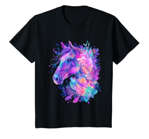 Kinder Pferdemädchen Stall Reiten Reiterin Outfit Pferde Mädchen T-Shirt Kinder Pferdemädchen Stall Reiten Reiterin Outfit Pferde Mädchen T-Shirt von Just a girl who loves Horses Pferdemädchen