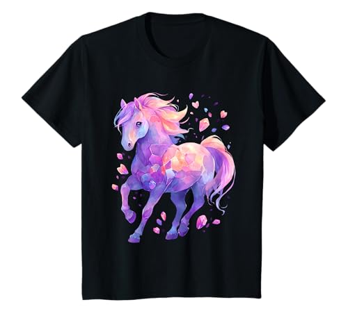 Kinder Pferdemädchen Stall Reiten Reiterin Outfit Pferde Mädchen T-Shirt Kinder Pferdemädchen Stall Reiten Reiterin Outfit Pferde Mädchen T-Shirt von Just a girl who loves Horses Pferdemädchen