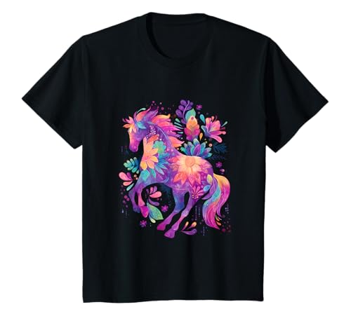Kinder Pferdemädchen Stall Reiten Reiterin Outfit Pferde Mädchen T-Shirt Kinder Pferdemädchen Stall Reiten Reiterin Outfit Pferde Mädchen T-Shirt von Just a girl who loves Horses Pferdemädchen