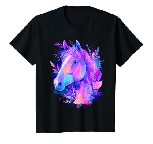 Kinder Pferdemädchen Stall Reiten Reiterin Outfit Pferde Mädchen T-Shirt Kinder Pferdemädchen Stall Reiten Reiterin Outfit Pferde Mädchen T-Shirt von Just a girl who loves Horses Pferdemädchen