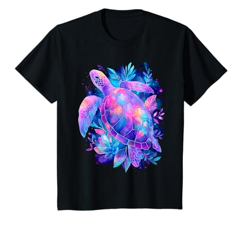 Kinder Schildkröte Mädchen Meerestiere Lieblingstier T-Shirt von Just a girl who loves Turtles Schildkröte