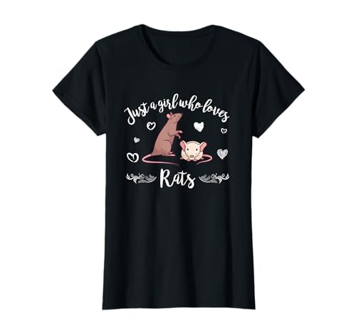 Nur ein Mädchen, das Ratten liebt T-Shirt Nur ein Mädchen, das Ratten liebt T-Shirt von Just a girl who loves rats Shirt and Gift