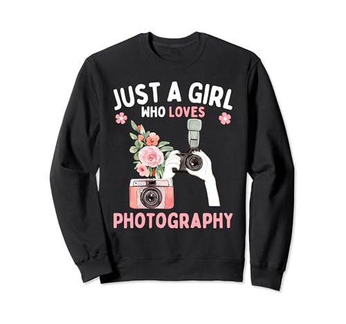 Nur ein Mädchen, das Fotografie liebt Mädchen lieben Fotografen Sweatshirt von Just a girl who loves