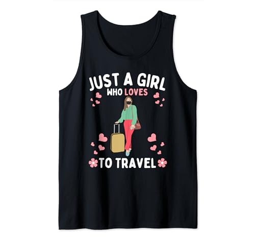 Nur ein Mädchen, das gerne reist, Frauen, Mädchen lieben Reisen Tank Top von Just a girl who loves