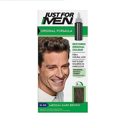 Just For Men H40 Medium Dark Brown Hair Color 60 ml von Just for men