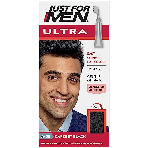 Just For Men, Autostop Ultra Easy Haarfärbung, dunkelstes Schwarz A65 von Just for men