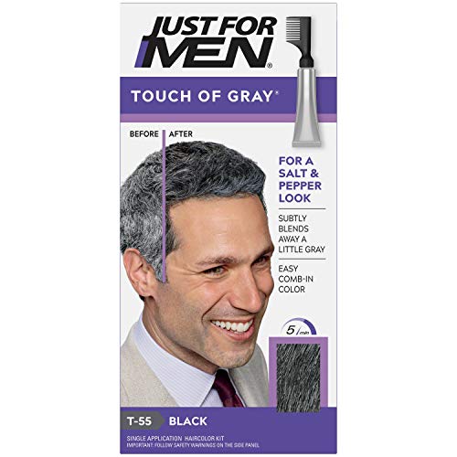 Just for Men Touch of Grey Haarkur, schwarze T-55 (12 Stück) von Just for men