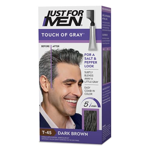 Nur für Herren Touch of grau # t-45 dunkelbraun von Just for men