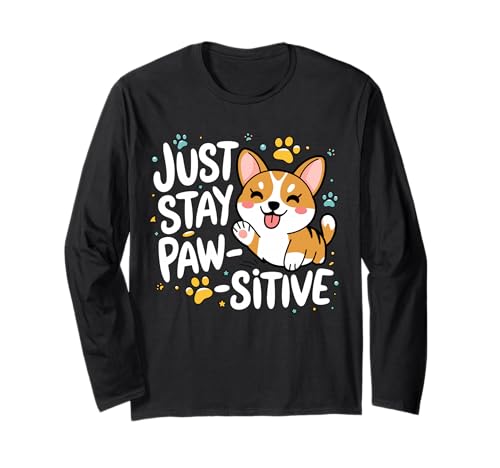 Just Stay Pawsitive Puppy Kitty Paw Haustier Katze Hund Herren Damen Langarmshirt Just Stay Pawsitive Puppy Kitty Paw Haustier Katze Hund Herren Damen Langarmshirt von Just stay Pawsitive Puppy Kitty Paw Men Women kIDS