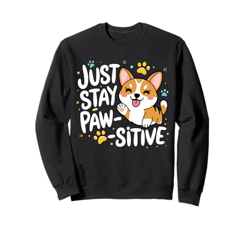 Just Stay Pawsitive Puppy Kitty Paw Haustier Katze Hund Herren Damen Sweatshirt Just Stay Pawsitive Puppy Kitty Paw Haustier Katze Hund Herren Damen Sweatshirt von Just stay Pawsitive Puppy Kitty Paw Men Women kIDS