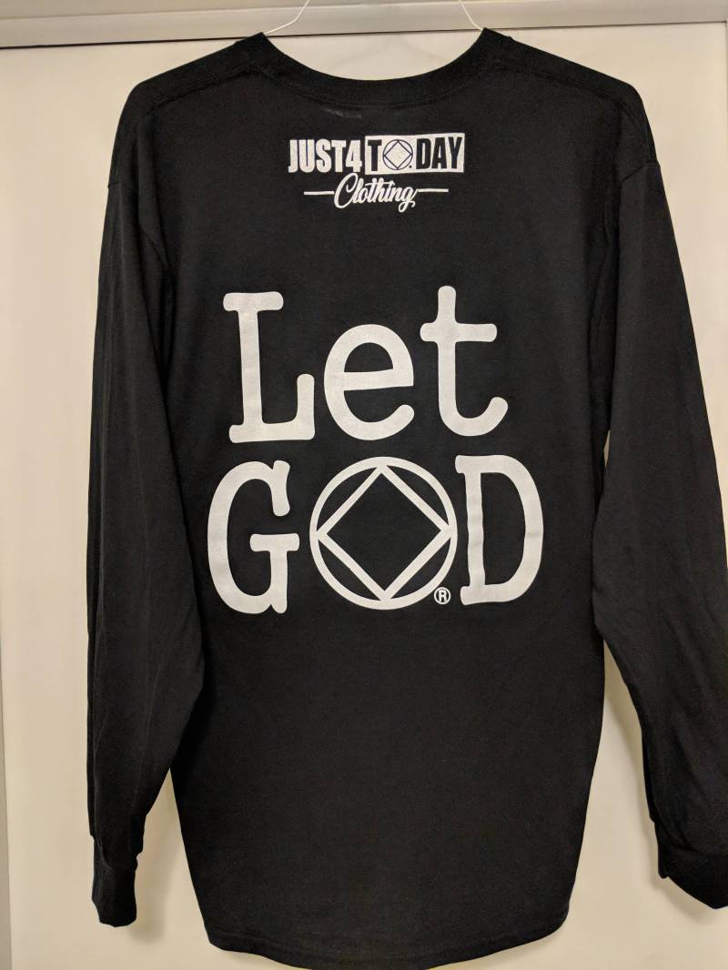 Langarmshirt Let Go/Let God Langarmshirt Let Go/Let God von Just4TodayClothing