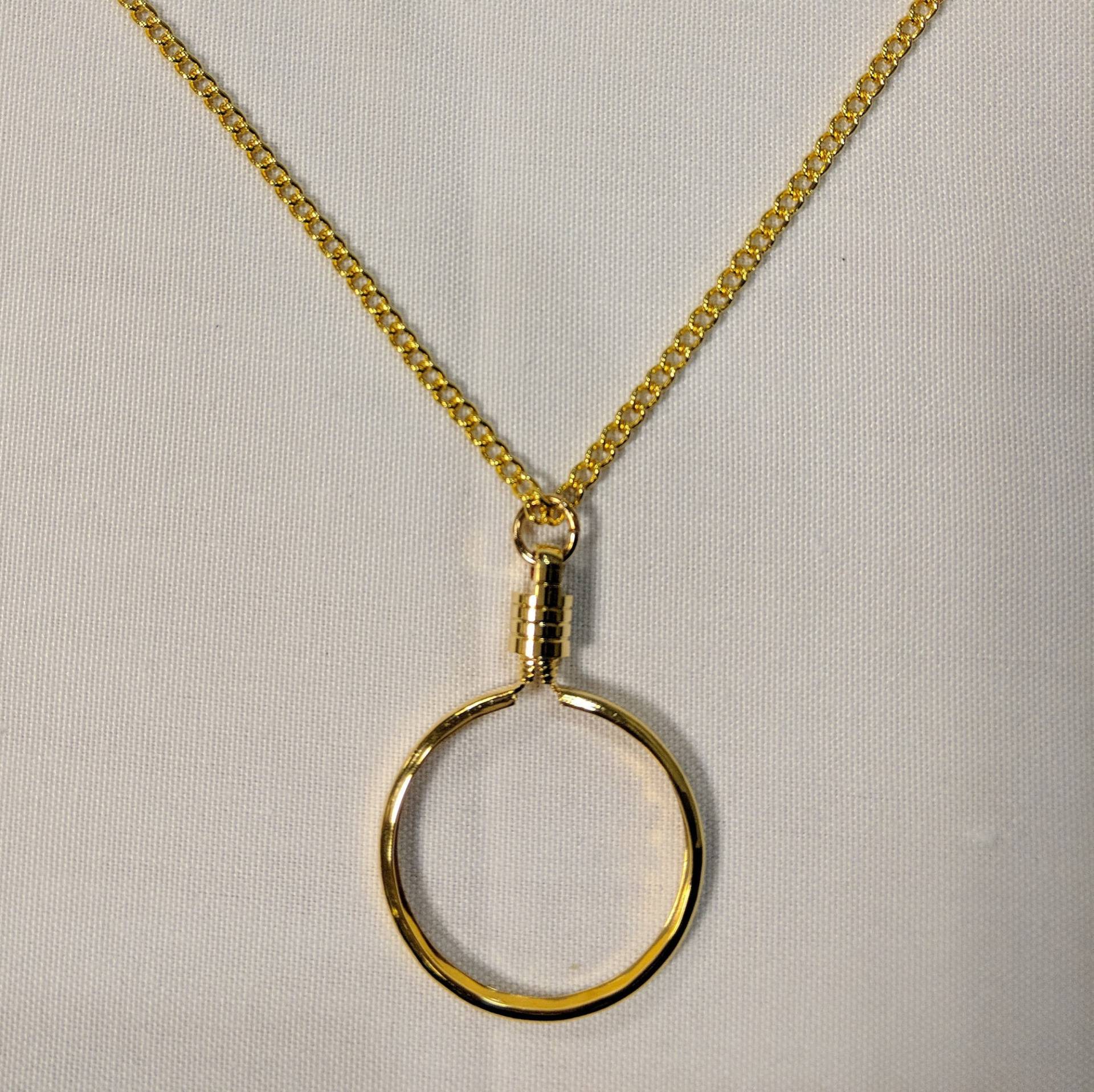 Medaillonhalter Kette Gold & Silber von Just4TodayClothing
