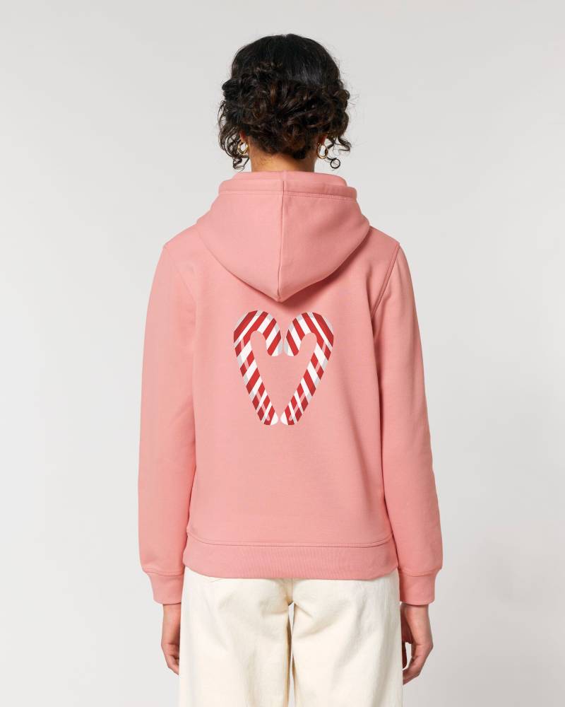 Candy Cane Sweater | Christmas Lover Festive Cute Heart Hoodie Mini Me Sweatshirt Gift von JustAtelierDesigns