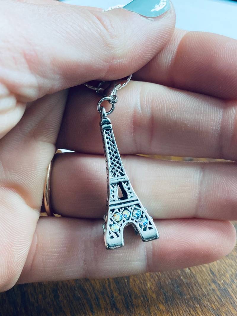 Eiffelturm Anhänger Paris Reiseanhänger von JustBeadItByDrue