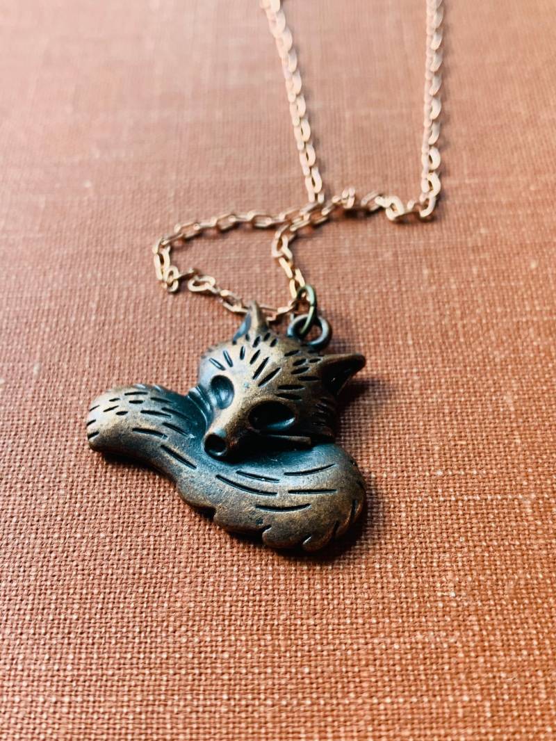 Fuchs Halskette - Tier Natur Justbeaditbydrue von JustBeadItByDrue