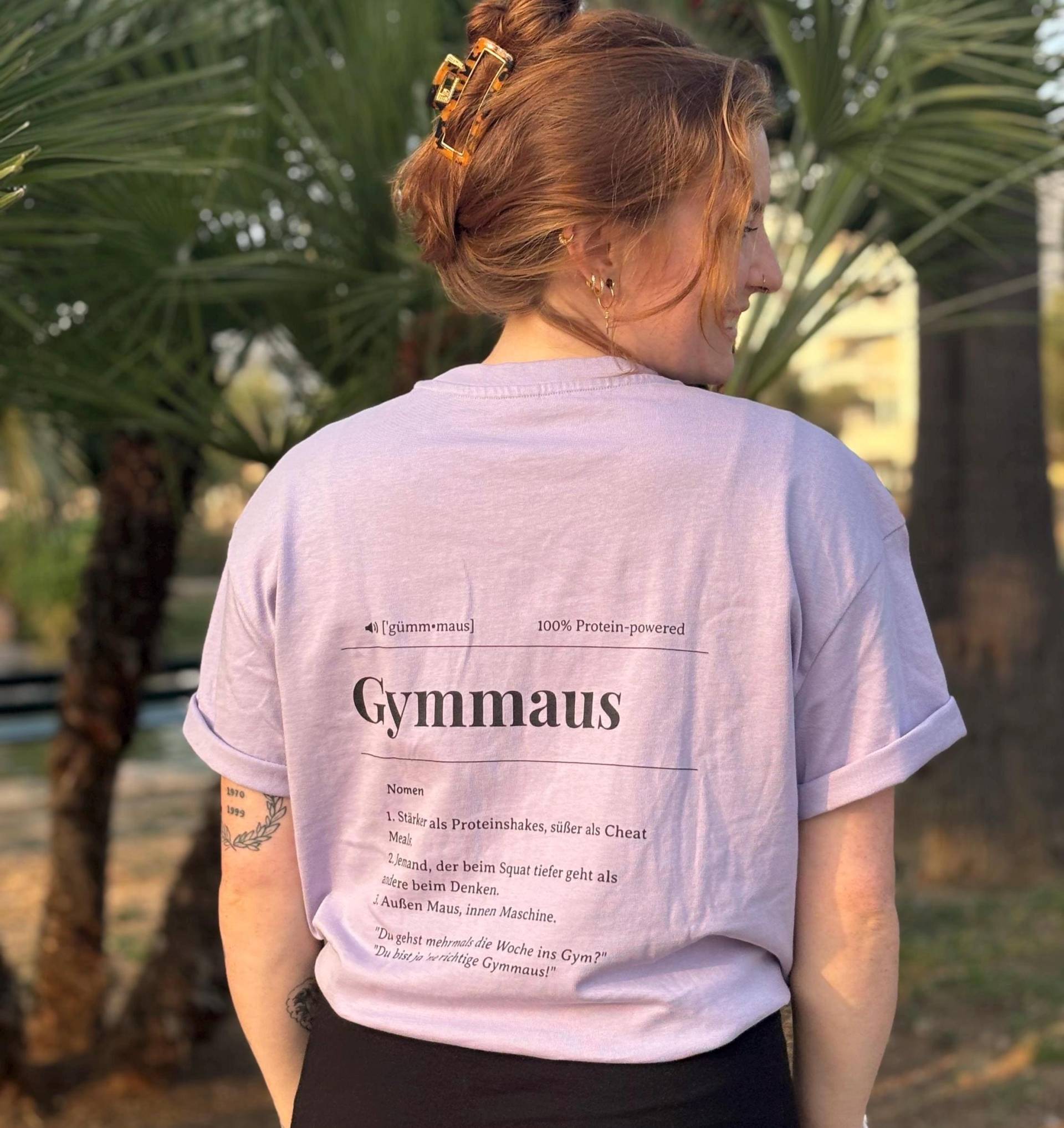 Oversized T-Shirt Unisex, "Gymmaus Dictionary" Gym Shirt, Statement Motivation 100% Cotton Oversized T-Shirt Unisex, "Gymmaus Dictionary" Gym Shirt, Statement Motivation 100% Cotton von JustCasualDE
