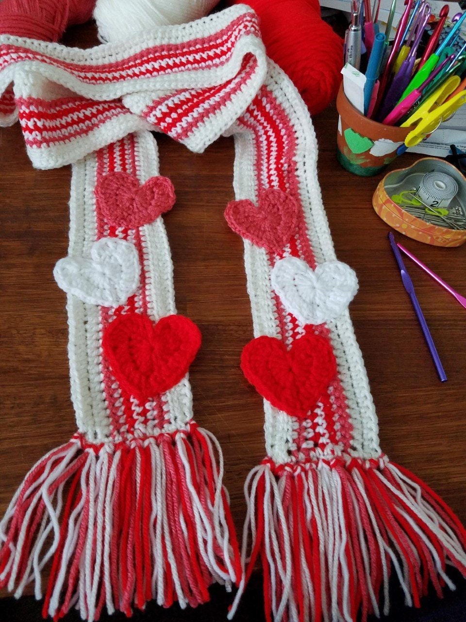 Dreifacher Herzschal Dreifacher Herzschal von JustCreatedbyRenee