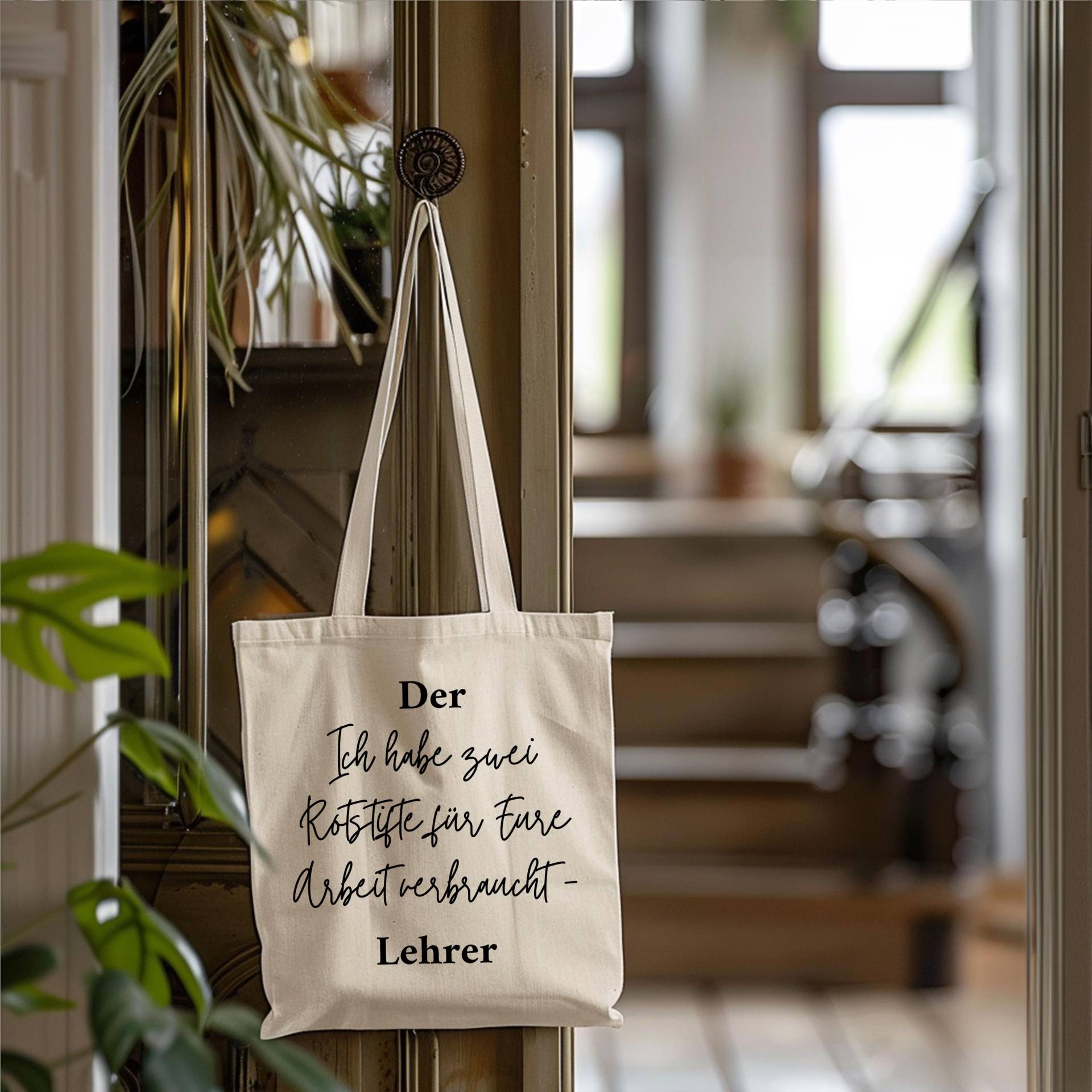 Geschenk Lehrer Lehrerin | Tasche Mit Spruch Witzig Dankeschön Grundschule Danke Geschenkidee Ende Schuljahr von JustEssentialsForYou
