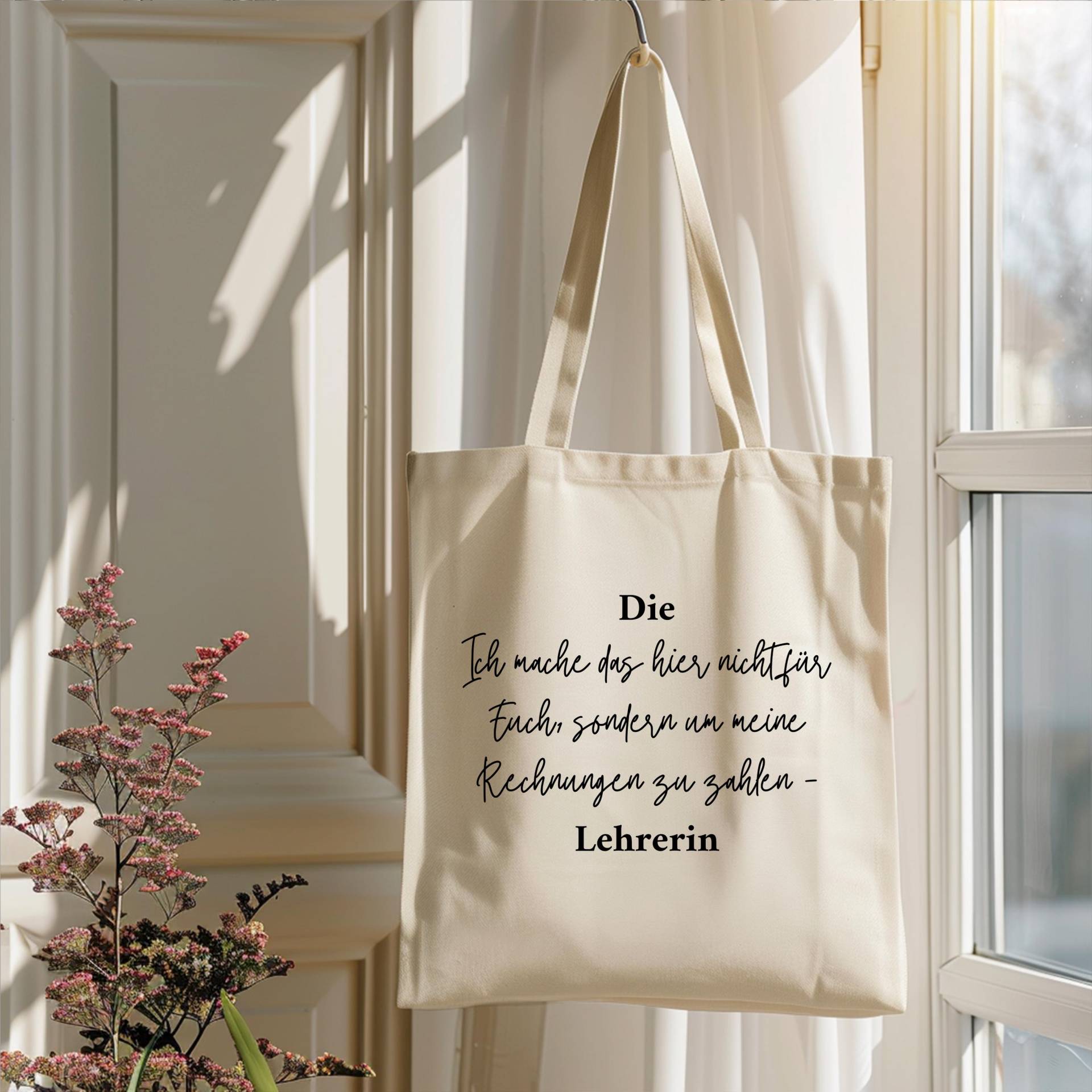 Geschenk Lehrer Lehrerin | Tasche Mit Spruch Witzig Dankeschön Grundschule Danke Geschenkidee Ende Schuljahr von JustEssentialsForYou