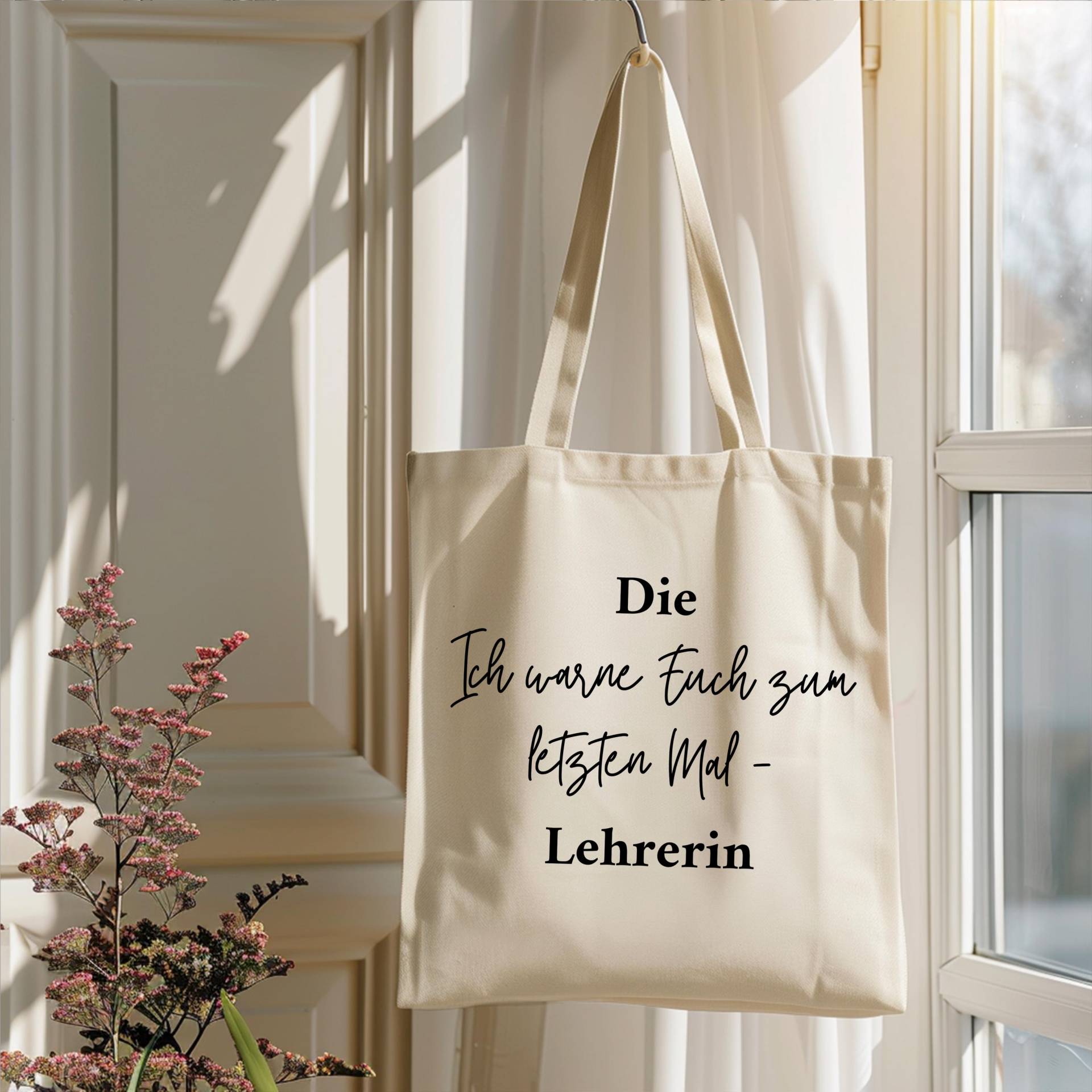 Geschenk Lehrer Lehrerin | Tasche Mit Spruch Witzig Dankeschön Grundschule Danke Geschenkidee Ende Schuljahr von JustEssentialsForYou