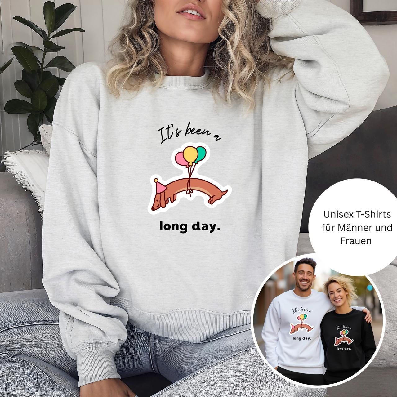 Pullover Mit Lustigem Spruch Dackel | Geschenkidee Hundebesitzer Geschenk Beste Freundin Geburtstagsgeschenk Dog Mom von JustEssentialsForYou