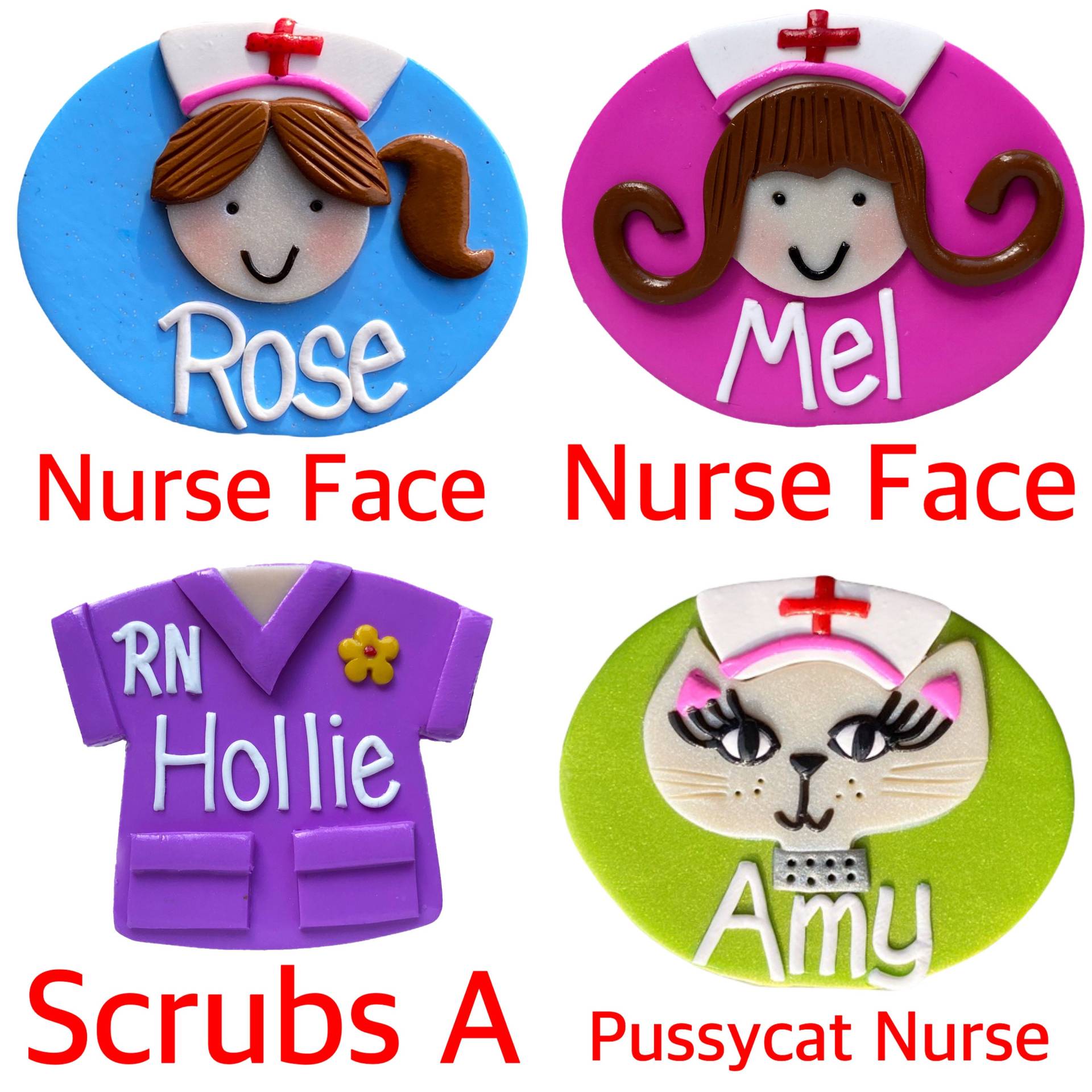 Sammelbestellung 7x Namensschilder | Kostenloser Versand von JustForYouNameBadges