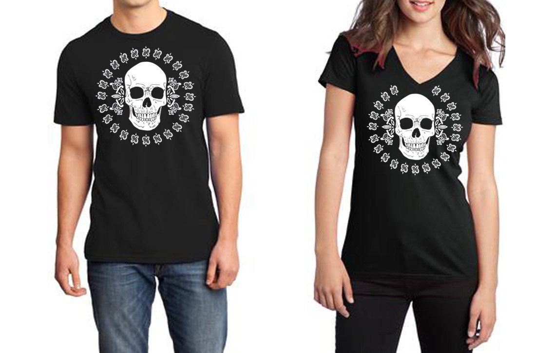 Totenkopf Paisley Shirt Totenkopf Paisley Shirt von JustIfIDied