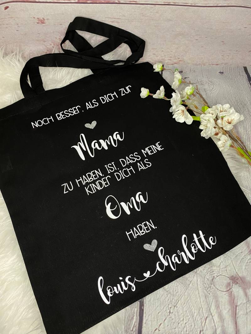 Jutebeutel | Jutetasche Einkaufen Einkaufbeutel Personalisiert Mutter von JustLoveMoments