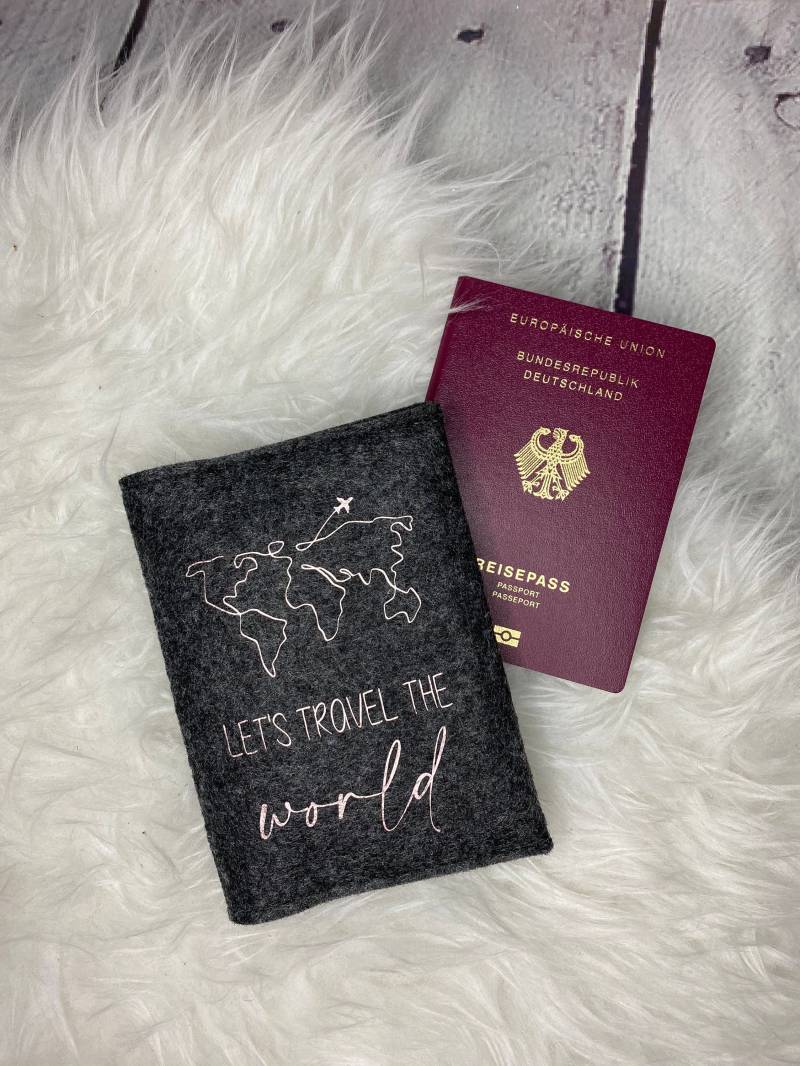 Reisepasshüllehülle | Reisepass Reisepasstasche Hülle Aus Filz Reisepasshüllehülle | Reisepass Reisepasstasche Hülle Aus Filz von JustLoveMoments