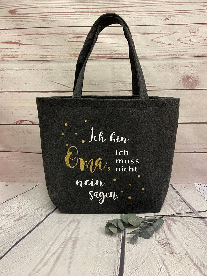 Shopper Aus Filz Oma Shopper Aus Filz Oma von JustLoveMoments