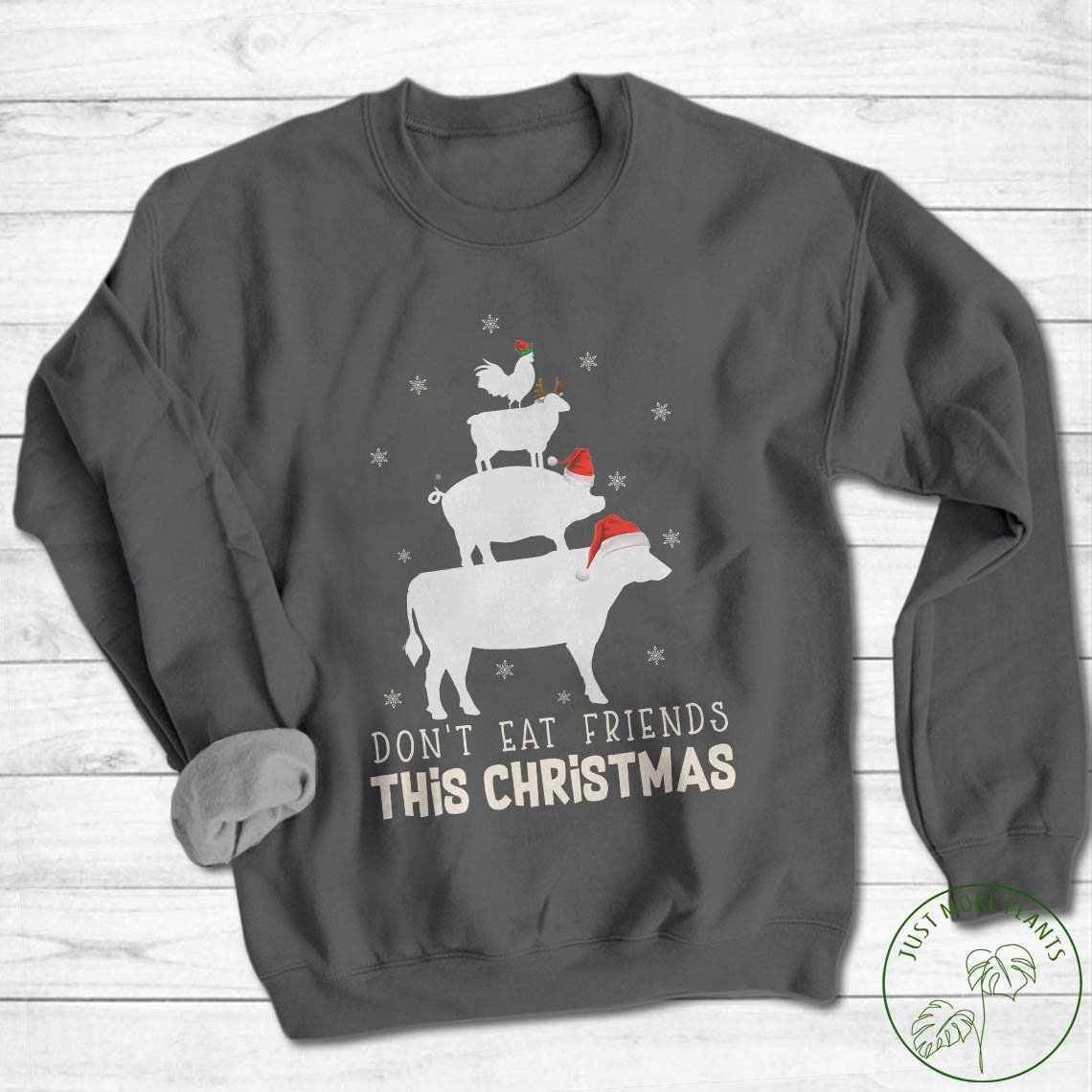 Veganes Sweatshirt, Don't Eat Friends Dieses Weihnachtliches Geschenk, Geschenk Für Frauen, Geburtstagsgeschenk, Lustiges Vegan Veganes Sweatshirt, Don't Eat Friends Dieses Weihnachtliches Geschenk, Geschenk Für Frauen, Geburtstagsgeschenk, Lustiges Vegan von JustMorePlants