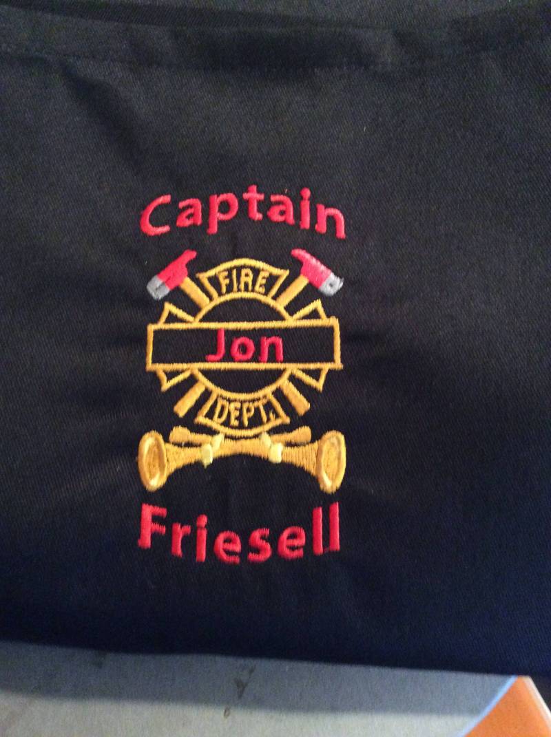 Bbq Schürze Feuerwehrmann Bbq Schürze Feuerwehrmann von JustPlaneFunEMB