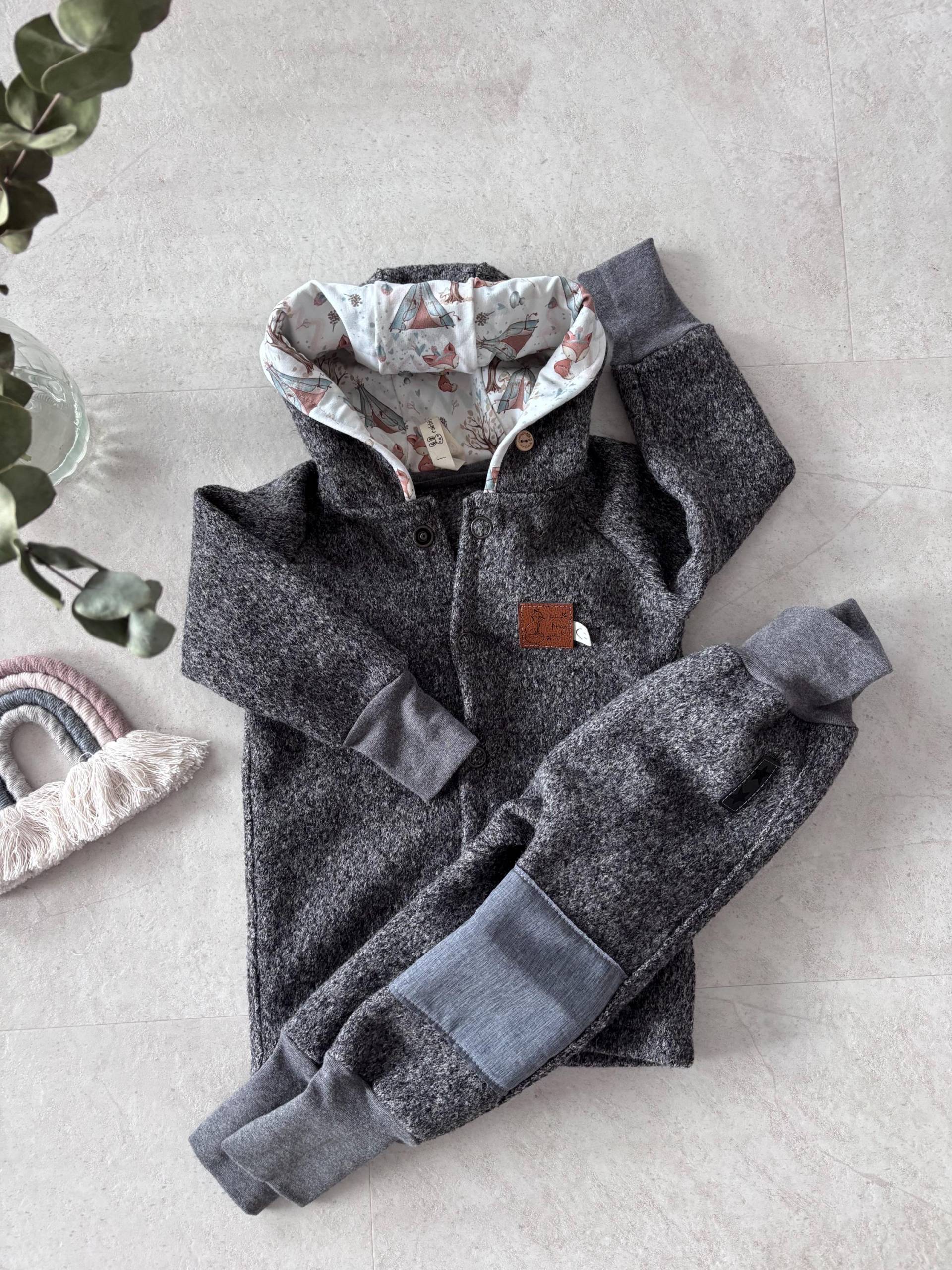 Set Walkjacke Und Walkhose, Walkanzug Schurwolle Wollwalk Walkloden von JustPurebyjpatelier