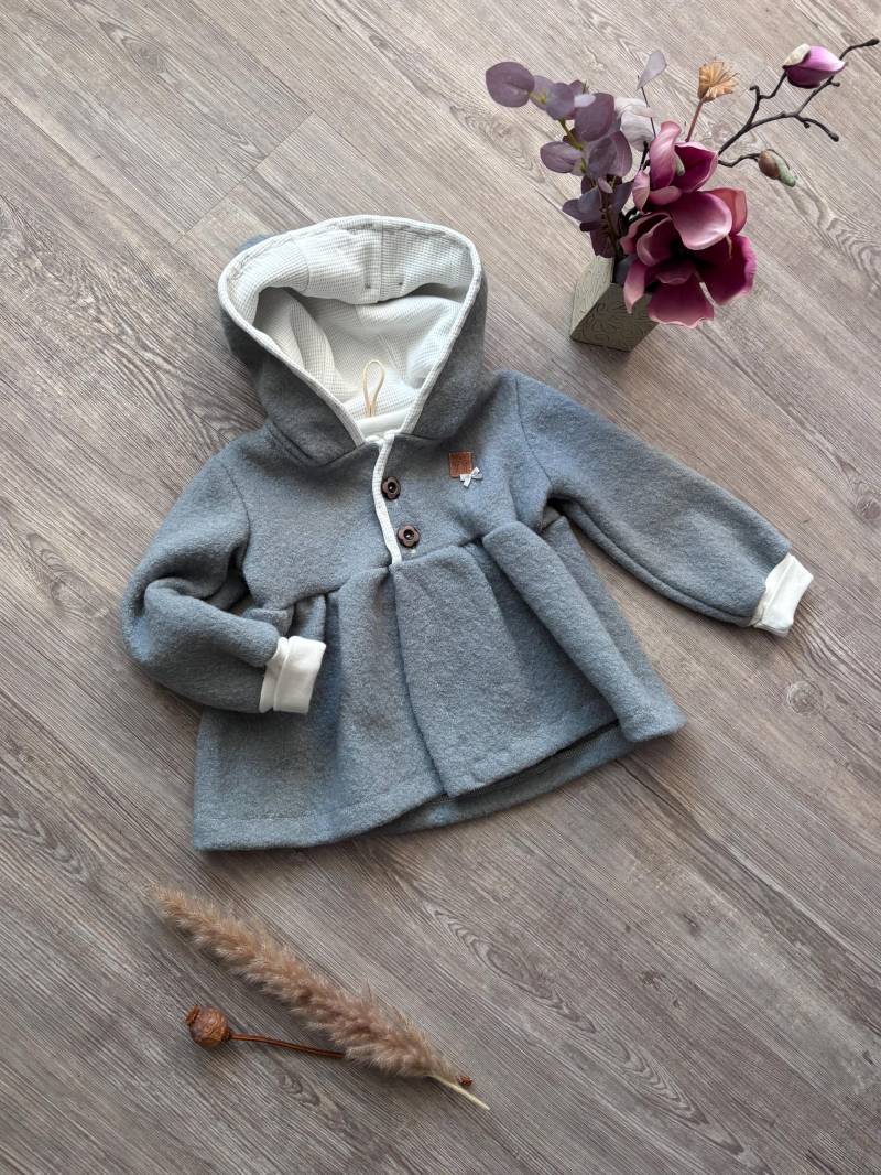 Walkjacke, Baby Jacke , Wolljacke Gr. 86 von JustPurebyjpatelier