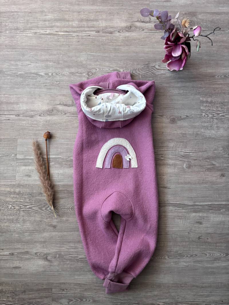 Walkoverall, Gr. 98/104, Walkanzug, 100% Schurwolle, Outdoor Wollwalk von JustPurebyjpatelier