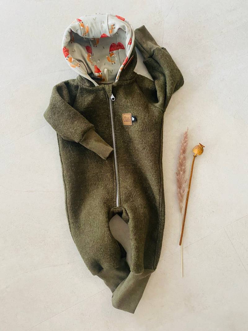 Walkoverall, Walkanzug, 100% Schurwolle, Outdoor Wollwalk von JustPurebyjpatelier