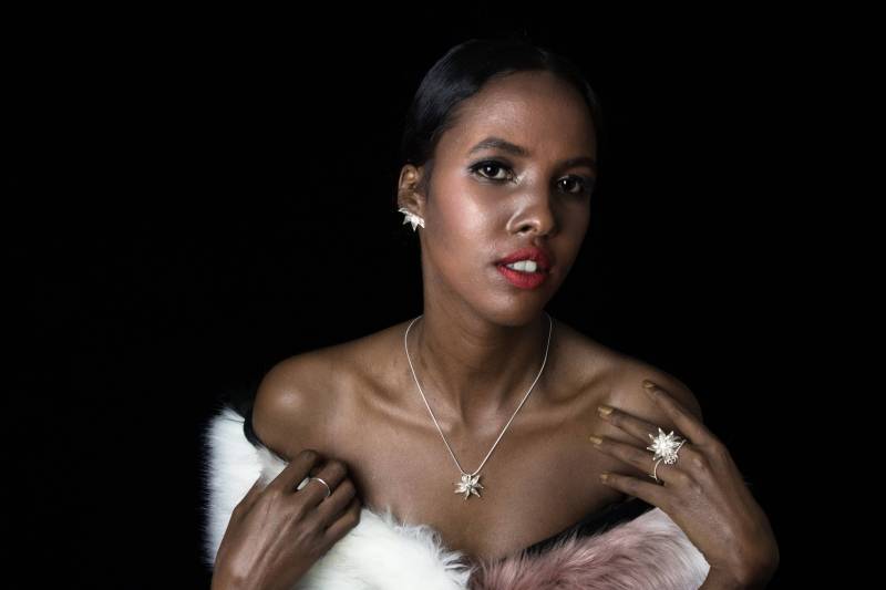 Half Stars Sterling Silber Ohrstecker von JustRocksandCoral