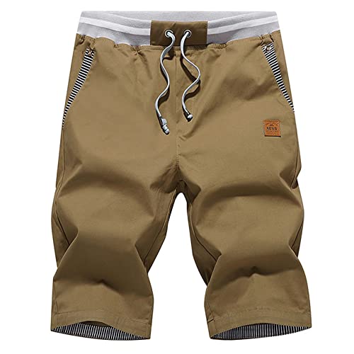 JustSun Kurze Hosen Herren Shorts Sommer Shorts Chino Baumwolle mit Tunnelzug Kaffee L JustSun Kurze Hosen Herren Shorts Sommer Shorts Chino Baumwolle mit Tunnelzug Kaffee L von JustSun