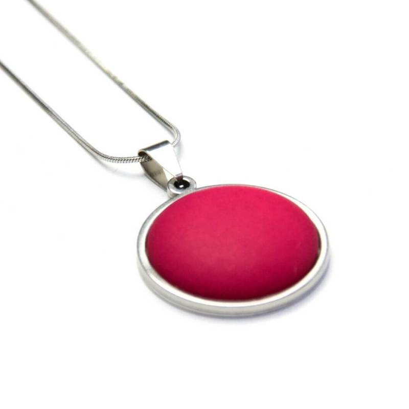 Edelstahl Polaris Kette in Pink - Materialwahl Geschenkidee Just Trisha von JustTrisha