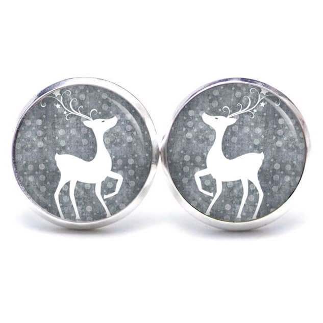 Ohrstecker Ohrhänger Eule Weihnachten Xmas Reindeer Nikolaus Weihnachtsmann Geschenkidee Von Just Trisha von JustTrisha