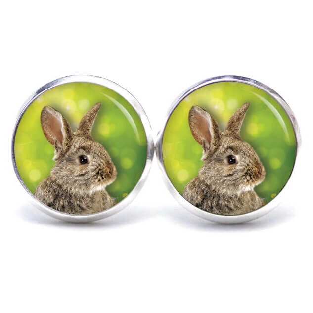 Ohrstecker Ohrringe Clipse Hase Ostern Osterhase - Verschiedene Größen von JustTrisha