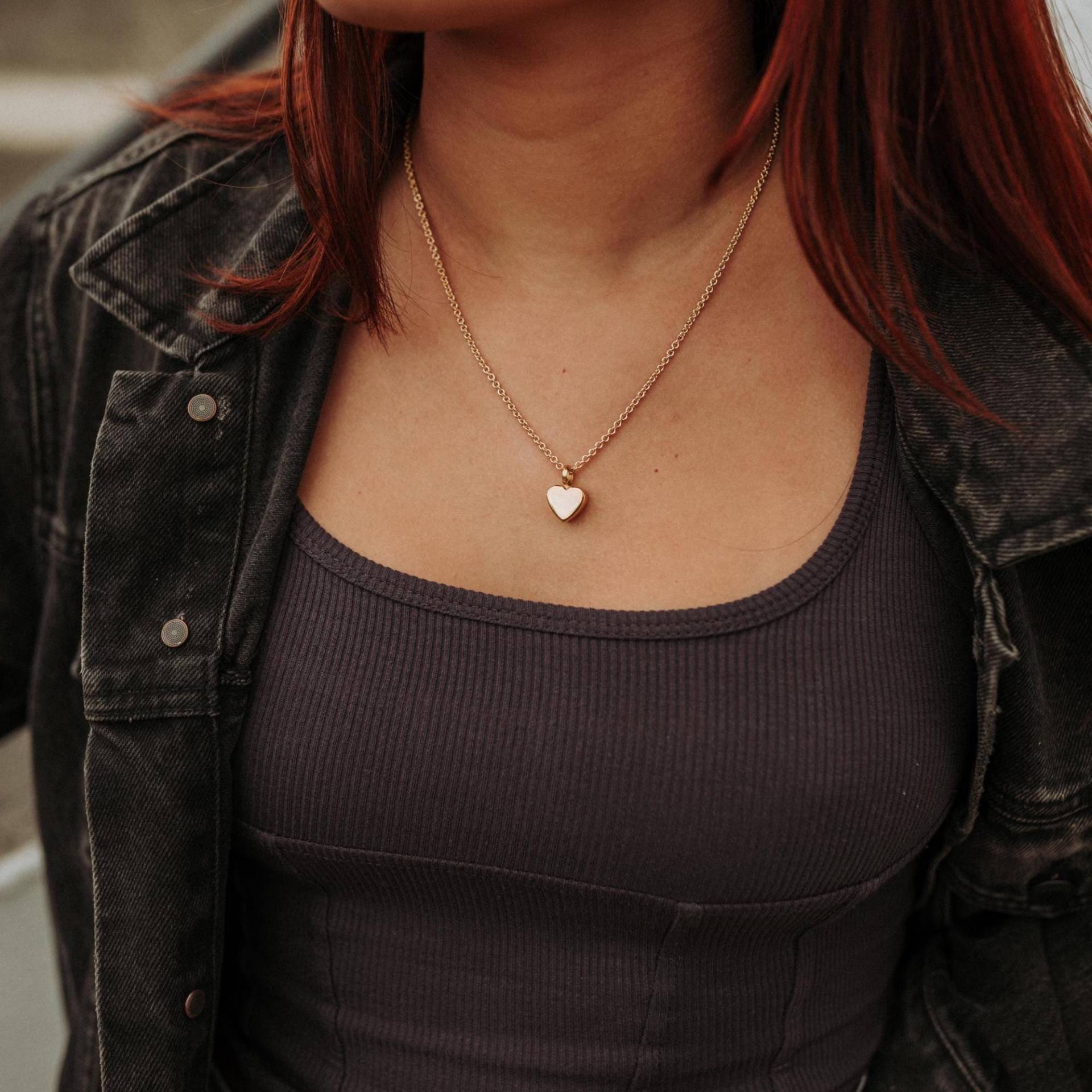 Rosegold Herz-Feuerbestattungs-Halskette Aschenurne-Gedenk-Andenken, Personalisierte Haustier-Gedenk-Gravur von JustVial