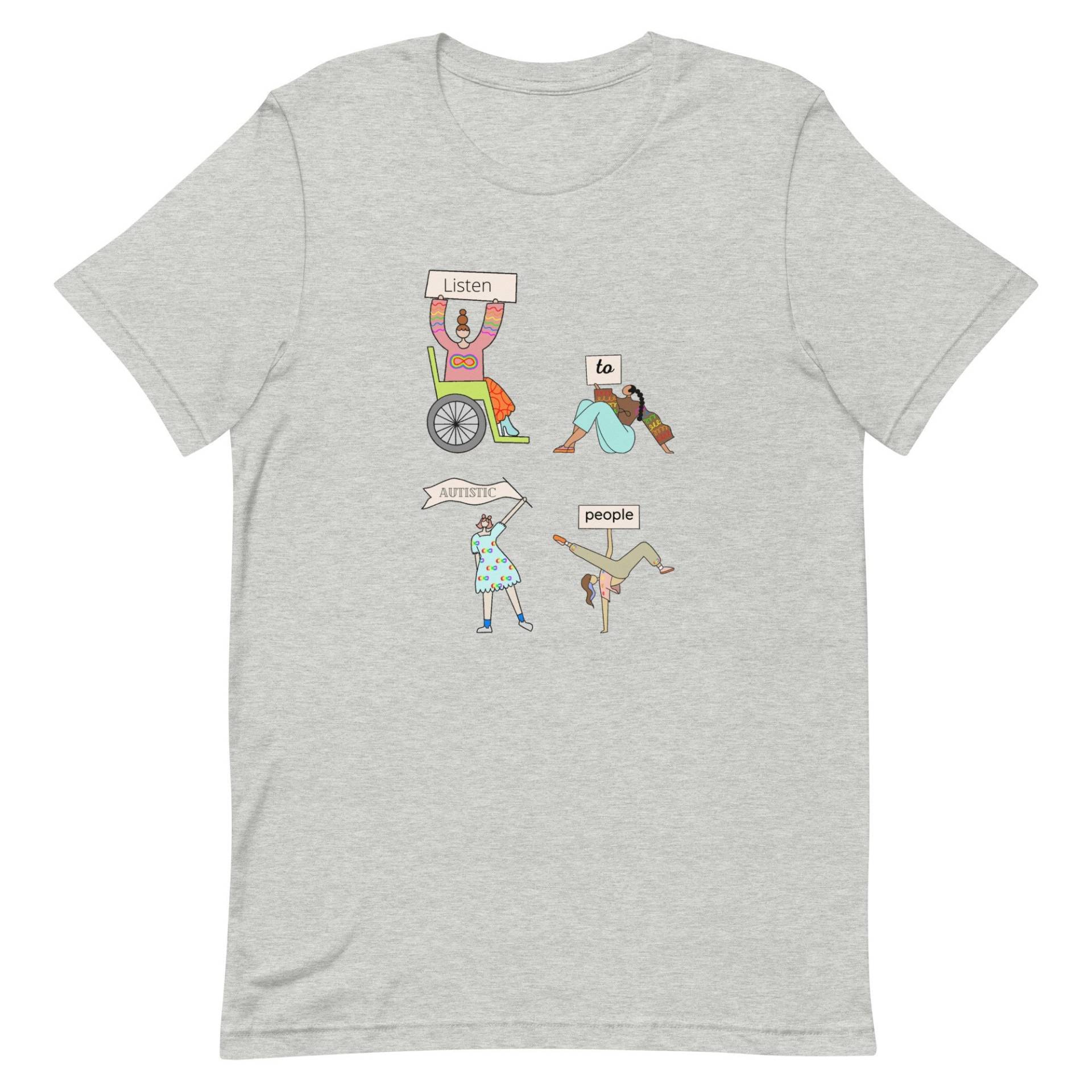 Listen To Autistic People, Autism Awareness Shirt, Acceptance Asd Neurodivergent Shirt, Neurodiversity Listen To Autistic People, Autism Awareness Shirt, Acceptance Asd Neurodivergent Shirt, Neurodiversity von JustVibeDesigns