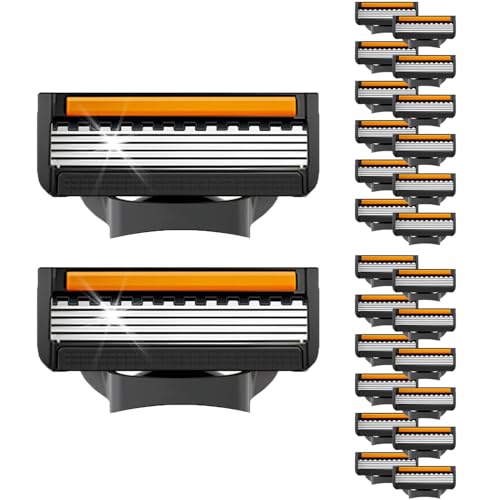 24 Stück Rasierklingen für Fusion 5, 5-fach Klingen kompatibel mit Nassrasierer Herren für Sauberer Bart. Geeignet zur Reinigung von Bart 24 Stück Rasierklingen für Fusion 5, 5-fach Klingen kompatibel mit Nassrasierer Herren für Sauberer Bart. Geeignet zur Reinigung von Bart von Justaewill