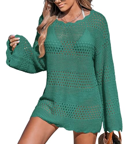 Justay Comf Strandkleid Damen Strandmode Strandkleider Gestrickt Aushöhlen Sommerkleid Langarm Pareo Damen Strand Bademode Justay Comf Strandkleid Damen Strandmode Strandkleider Gestrickt Aushöhlen Sommerkleid Langarm Pareo Damen Strand Bademode von Justay Comf