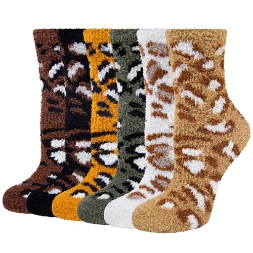 Justay Sowarm Damen Kuschelsocken Flauschige Socken Wintersocken 39-42 Haussocken Warme Bettsocken Korallenfleece Plüschsocken Geschenke Geschenke für frauen von Justay Sowarm