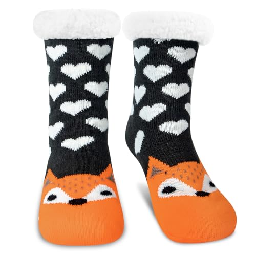 Justay Sowarm Damen Kuschelsocken Hüttensocken Damen Stoppersocken Flauschige Socken Frauen Warme Wintersocken Rutschfeste Innenhausboden-Pantoffelsocken von Justay Sowarm