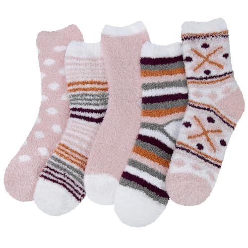 Justay Sowarm Kuschelsocken Damen Winter Flauschige Socken Weihnachtsgeschenke Warme Bettsocken Geschenke für Frauen Kuschelsocken Damen 39-42,MEHRWEG von Justay Sowarm