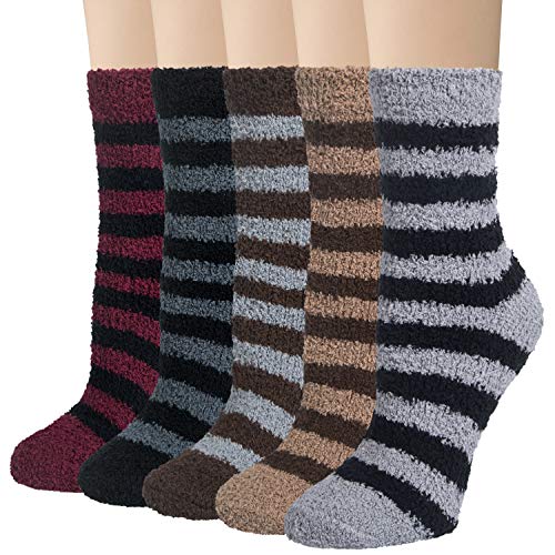 Justay kuschelsocken Damen Winter Warme Flauschige Kuschelsocken Nettes Muster Design kuschelsocken damen 39-42 von Justay Sowarm