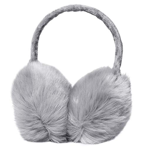 Justay Comf Ohrenschützer Damen Ohrenwärmer Verstellbarer Winter kuscheliger Earmuffs Warme Toll Geschenk für Frauen MHERWEG(Einheitsgröße/A-Grau) von Justay Comf